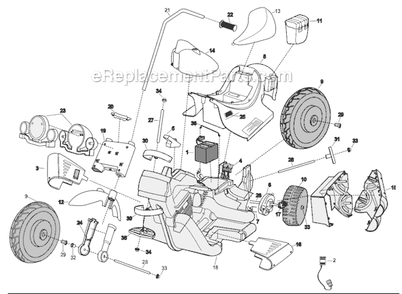 Part Location Diagram of 74290-9279 Power Wheels Hardware Bag